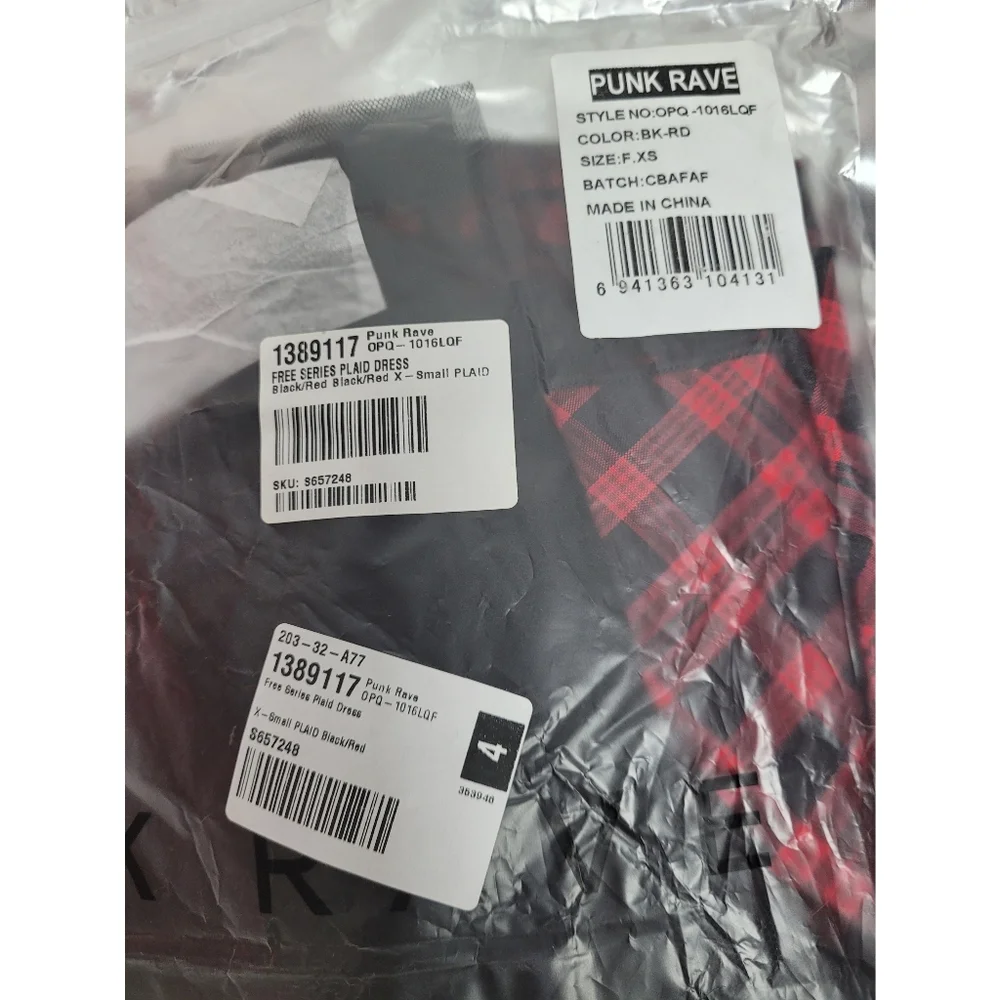 Punk Rave Plaid Dress - Picture 11 of 13